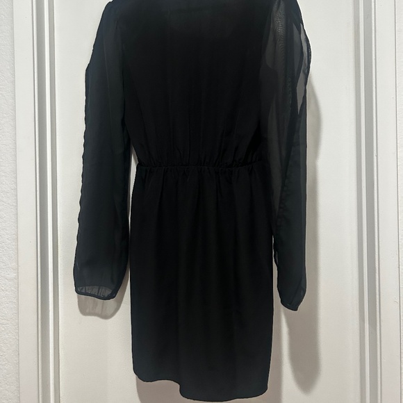 Black Kimchi Blue Longsleeve Minidress - Picture 2 of 5